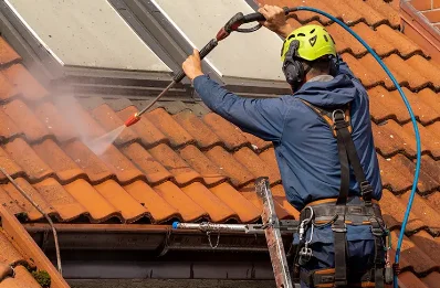 Démoussage et hydrofuge de toiture à Peyrelevade